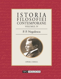 coperta carte istoria filosofiei romanesti - vol. iv de p. p. negulescu 